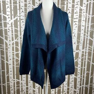 NWT Coldwater Creek Ombre Tweed Cardigan Sweater S